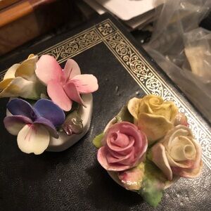 Vintage Bone China English Flowers Home Accent Decor